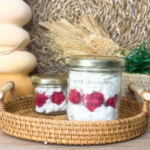 bougie gourmande st valentin à la pomme d'amour