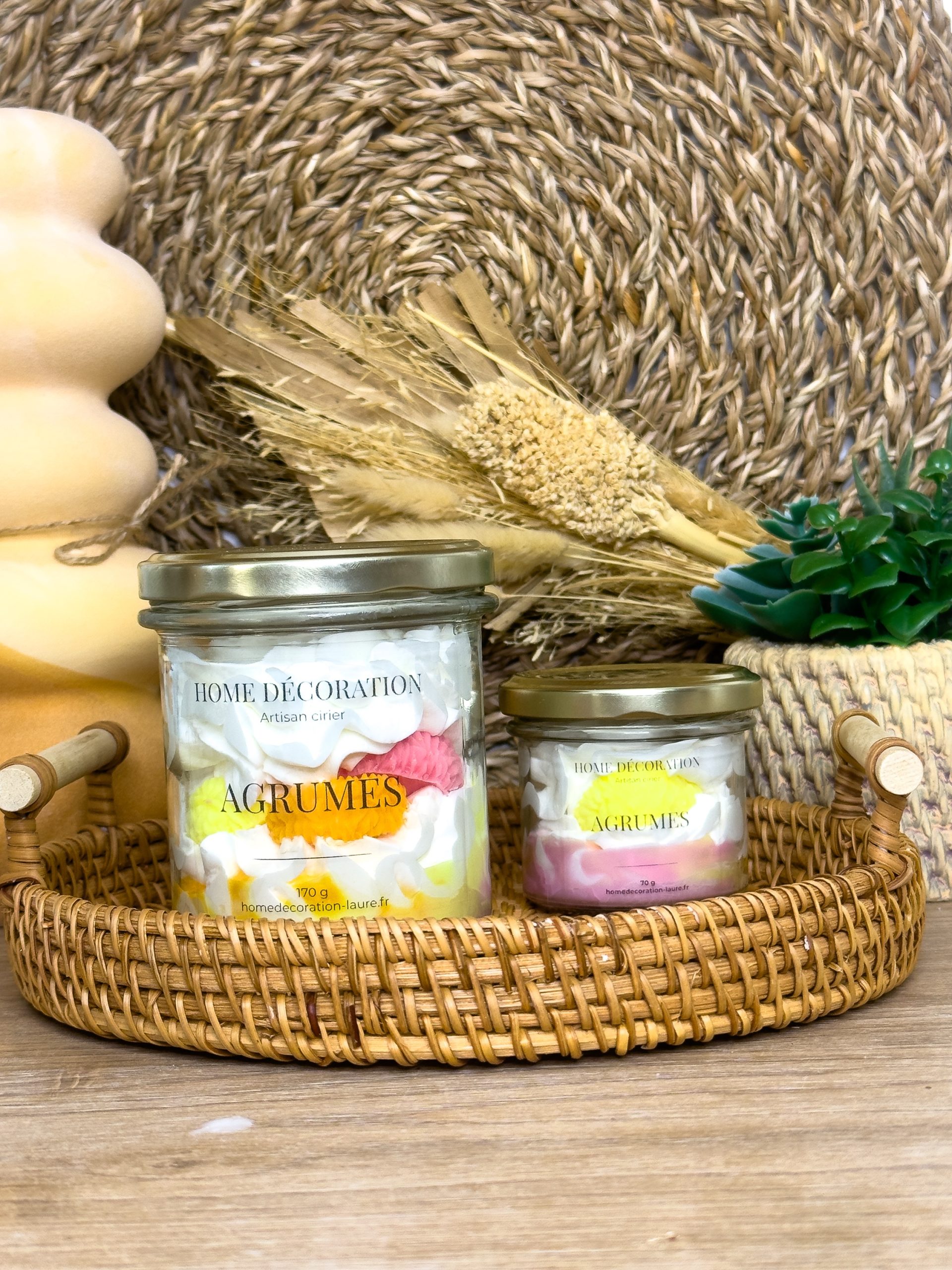 Bougie gourmande - Agrumes