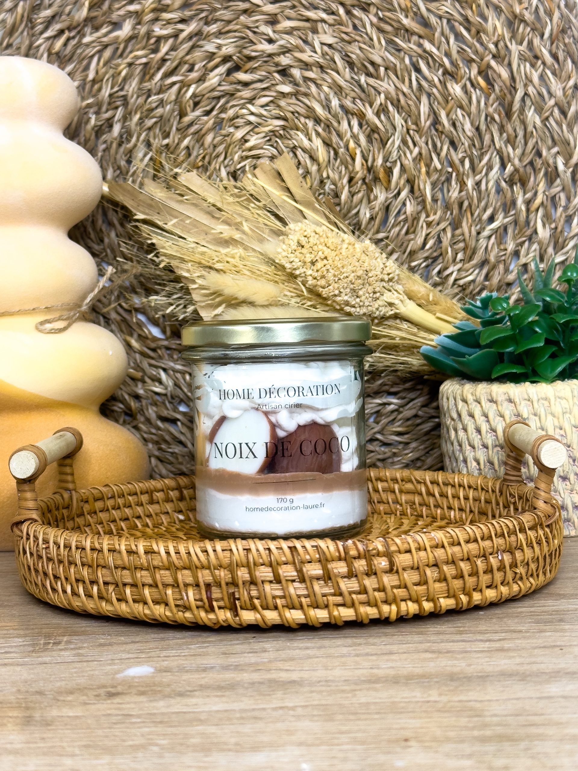 Bougie gourmande - Noix de coco – Image 2
