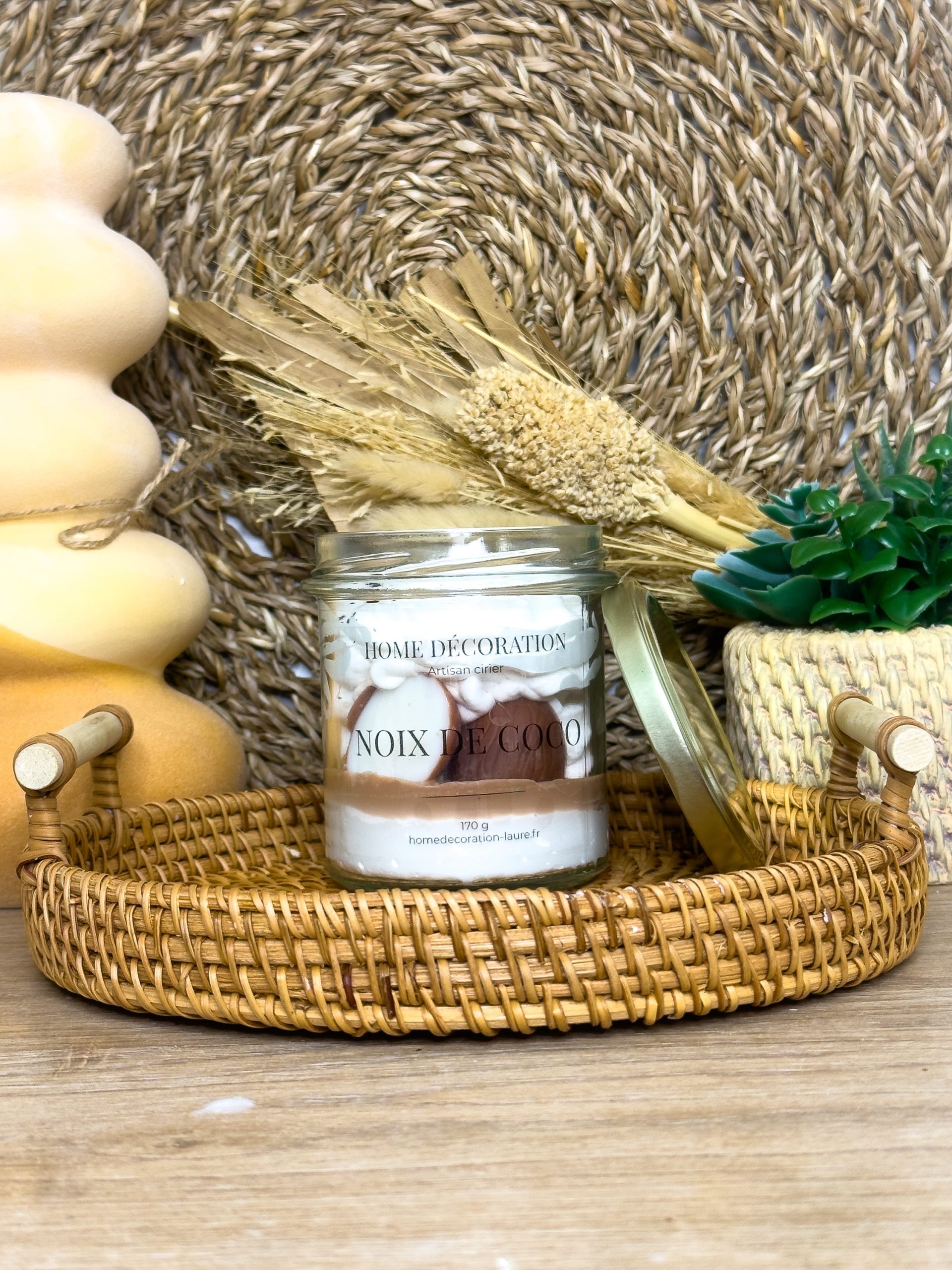 Bougie gourmande - Noix de coco – Image 3