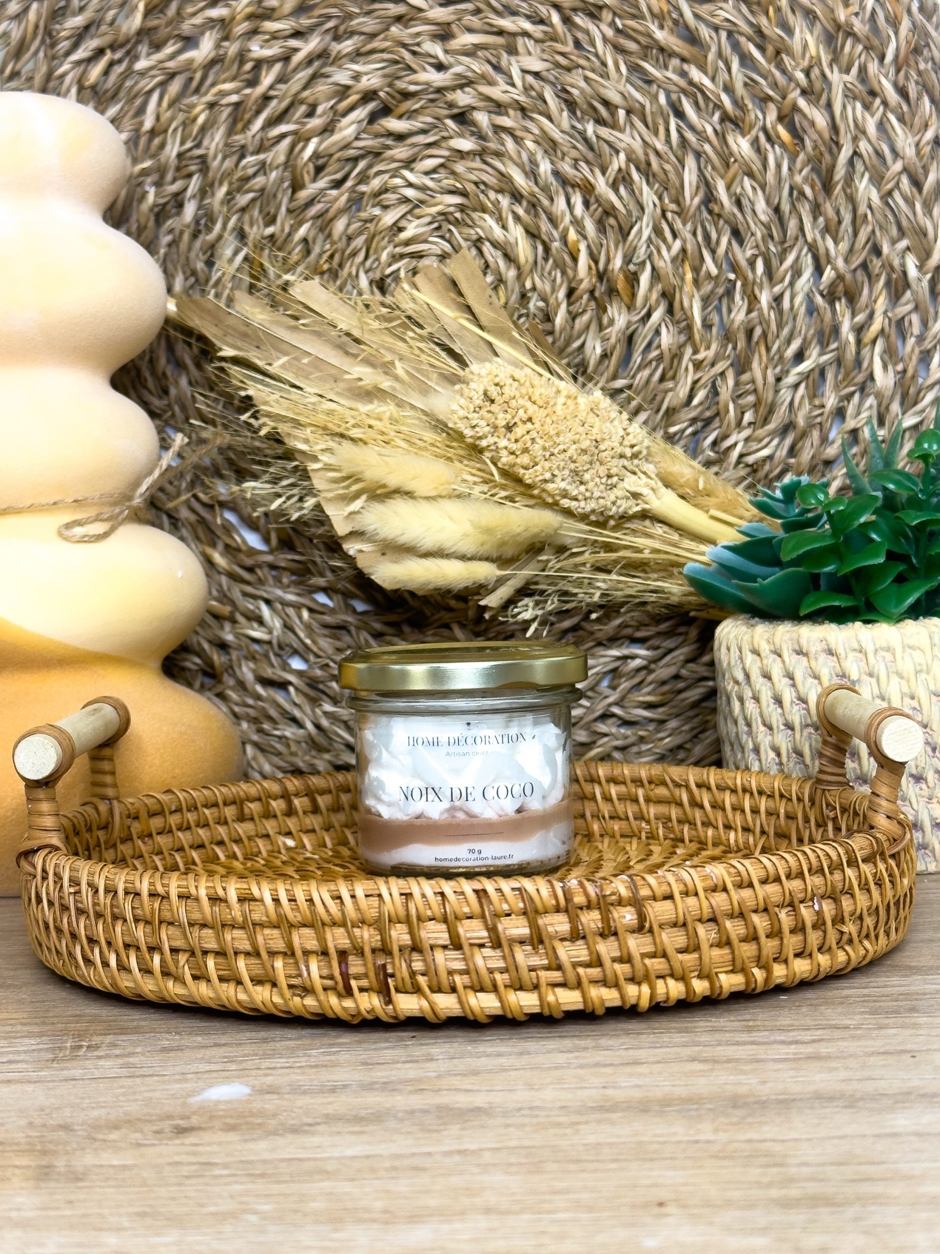 Bougie gourmande - Noix de coco – Image 4