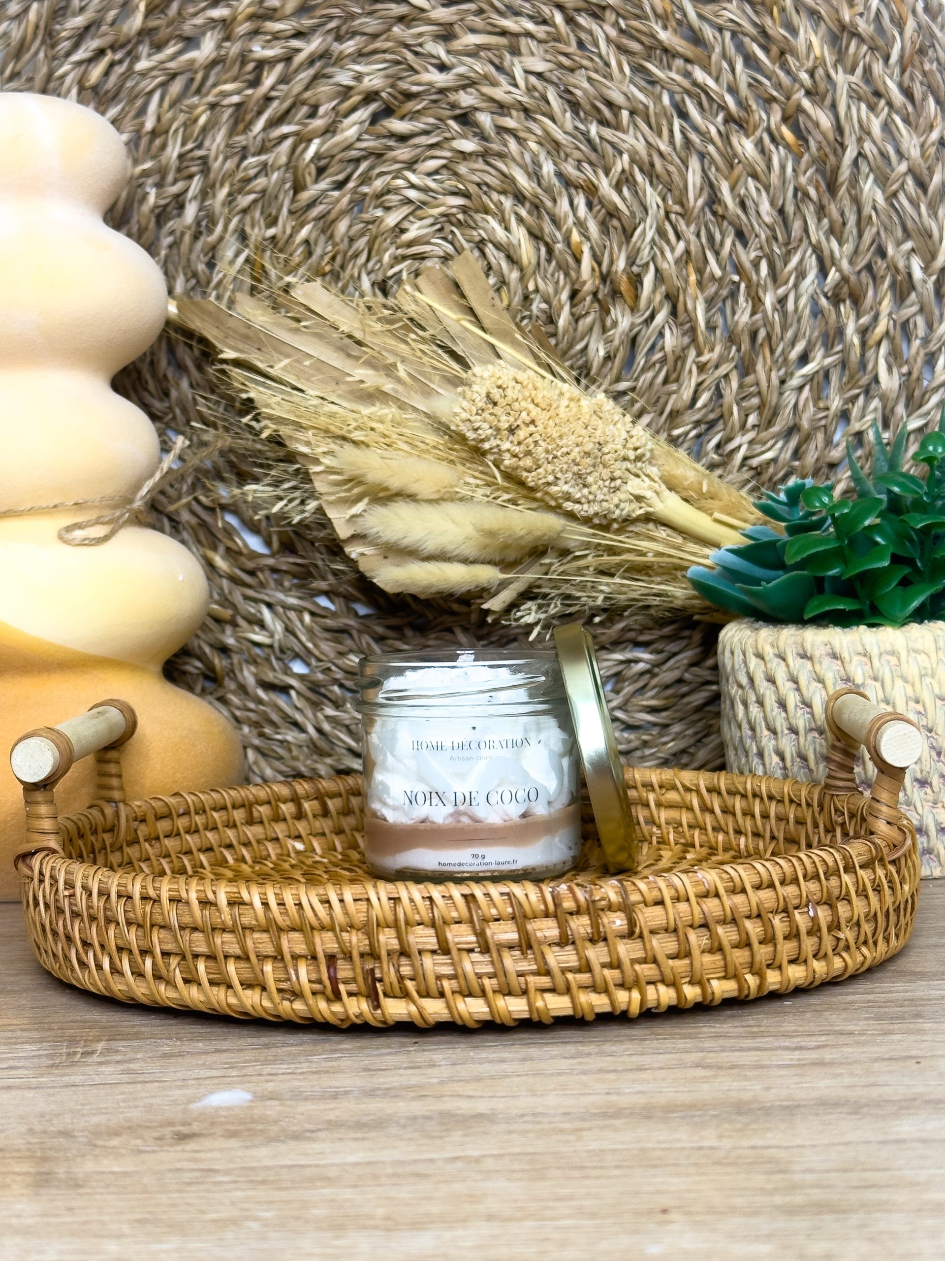 Bougie gourmande - Noix de coco – Image 5
