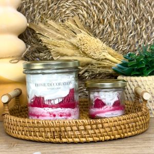 Bougie Gourmande - Yaourt aux fraises