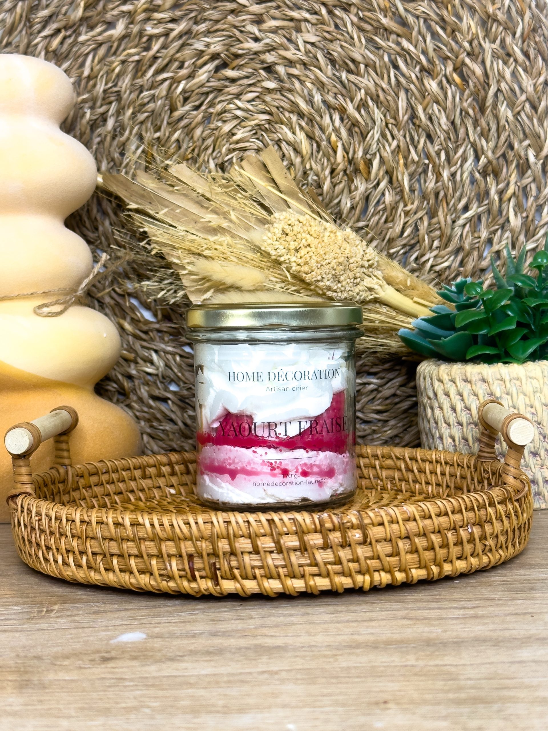 Bougie Gourmande - Yaourt aux fraises – Image 3