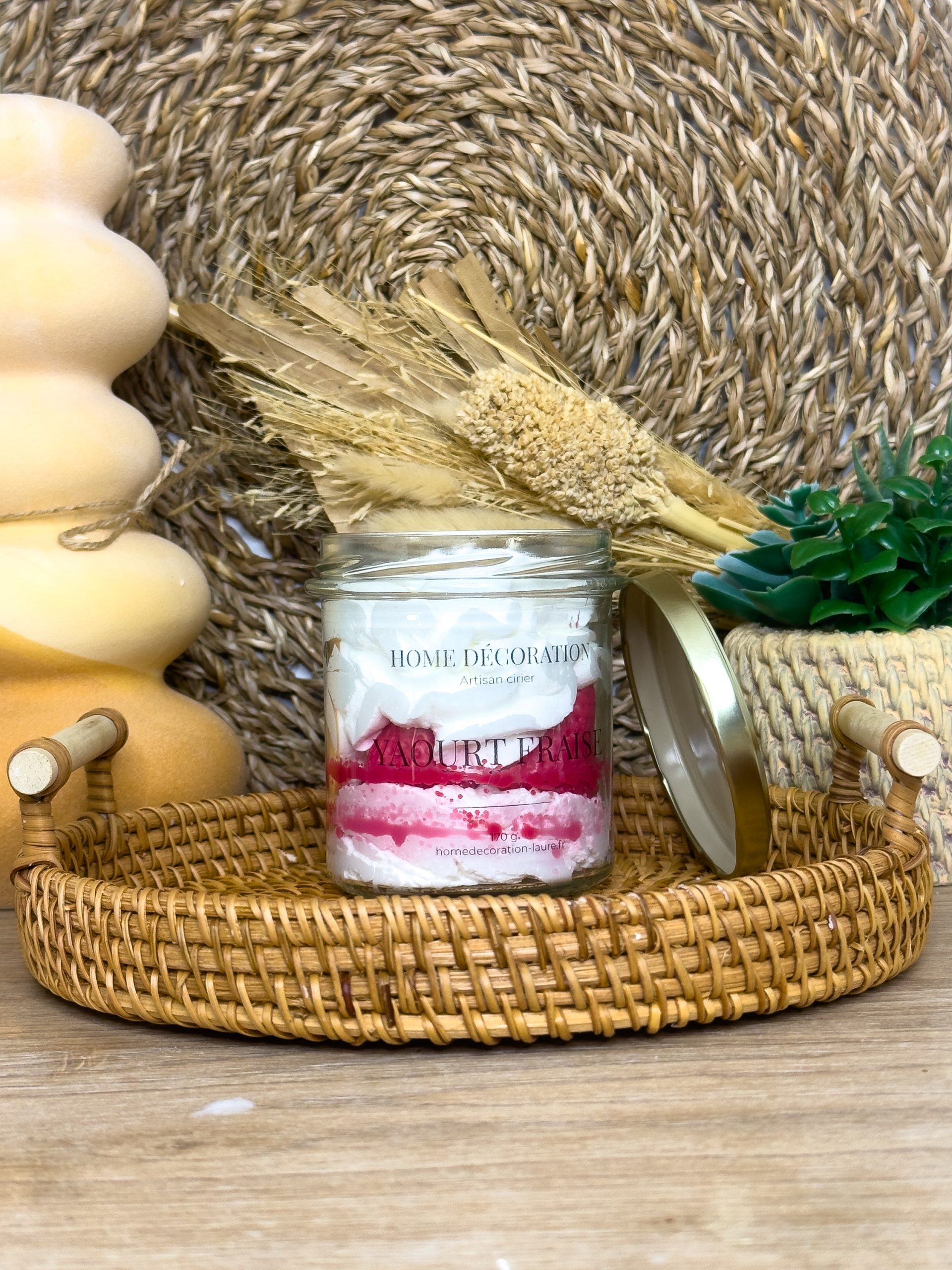 Bougie Gourmande - Yaourt aux fraises – Image 4