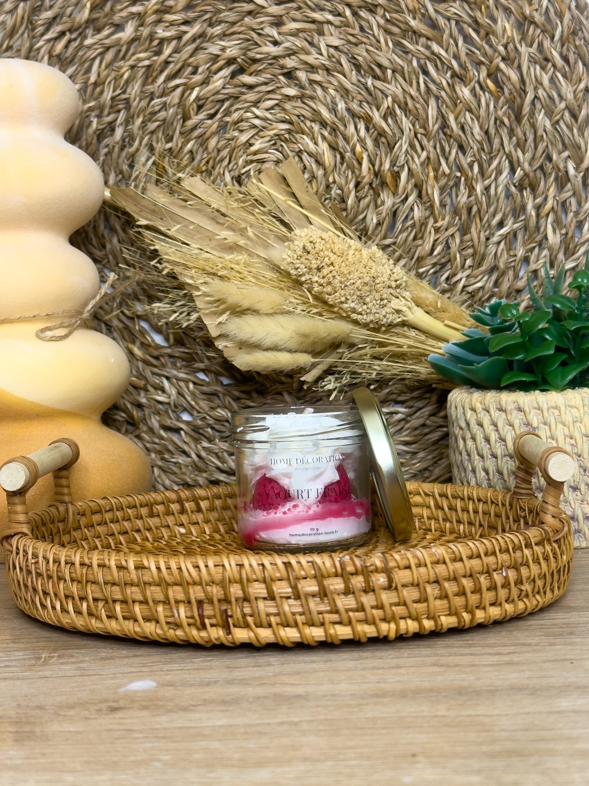 Bougie Gourmande - Yaourt aux fraises – Image 6