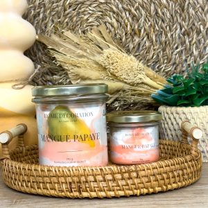 Bougie gourmande - Mangue papaye