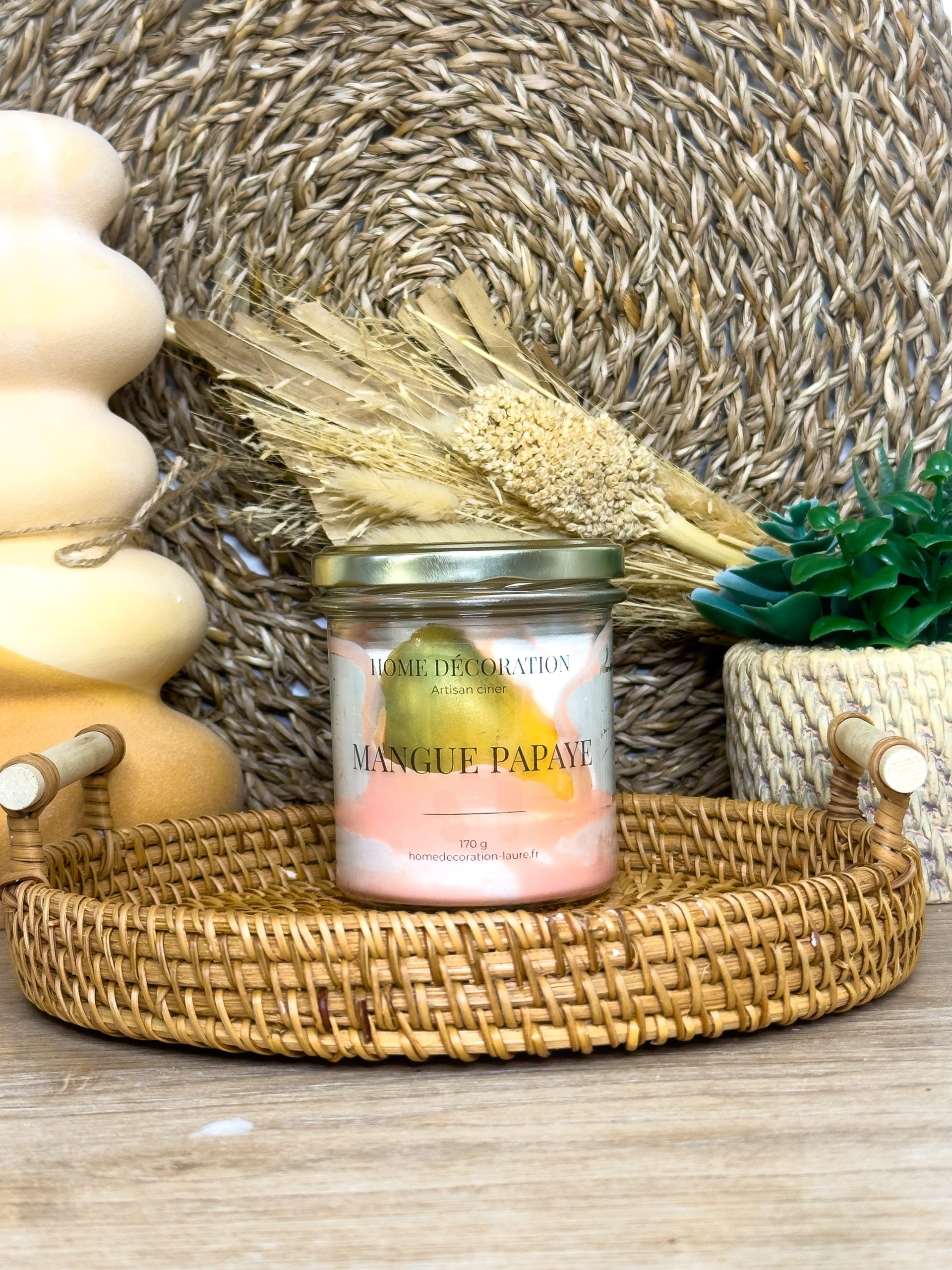 Bougie gourmande - Mangue papaye – Image 2