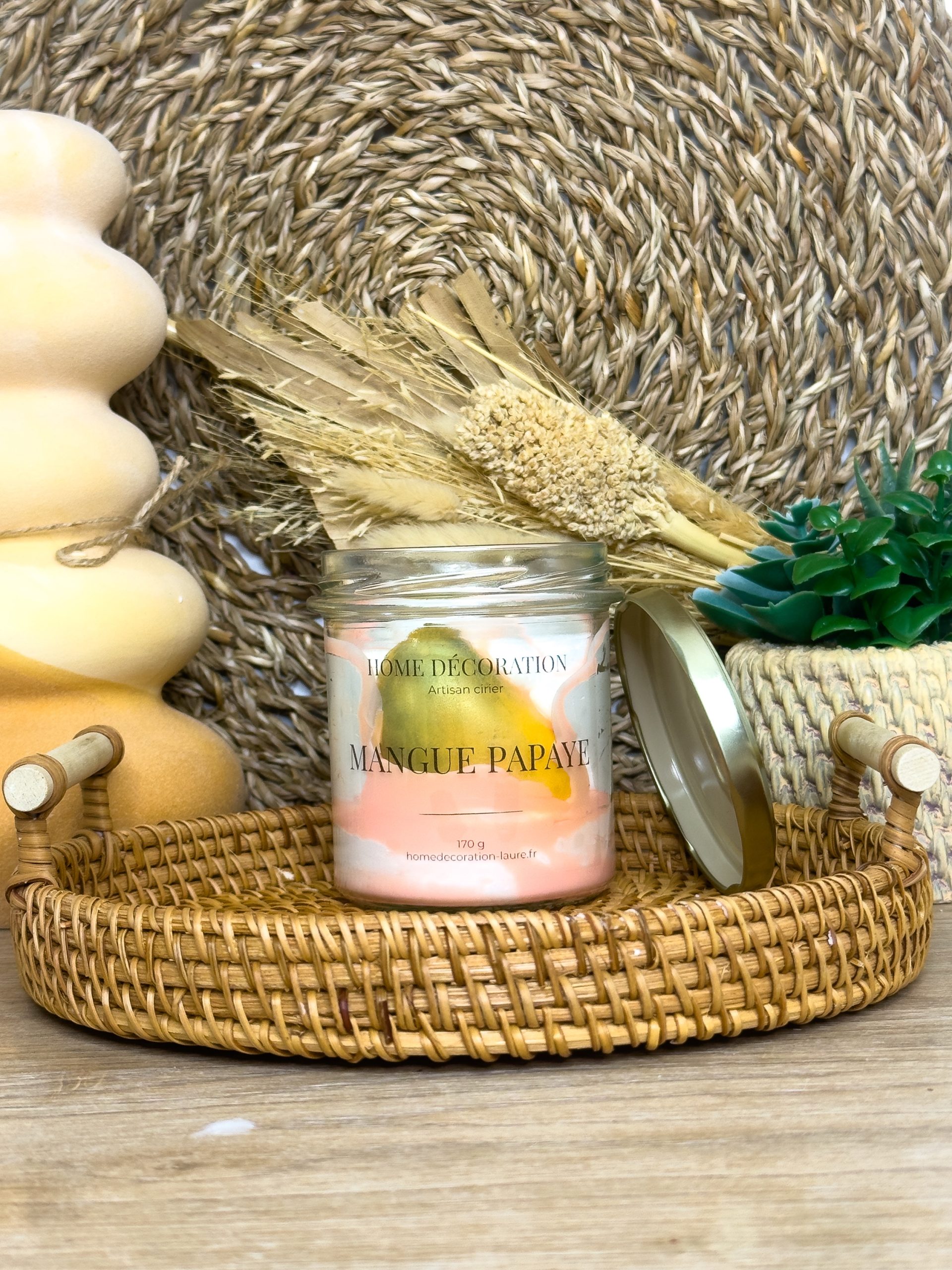 Bougie gourmande - Mangue papaye – Image 3