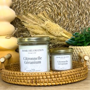 Bougie classique - Citronnelle Géranium