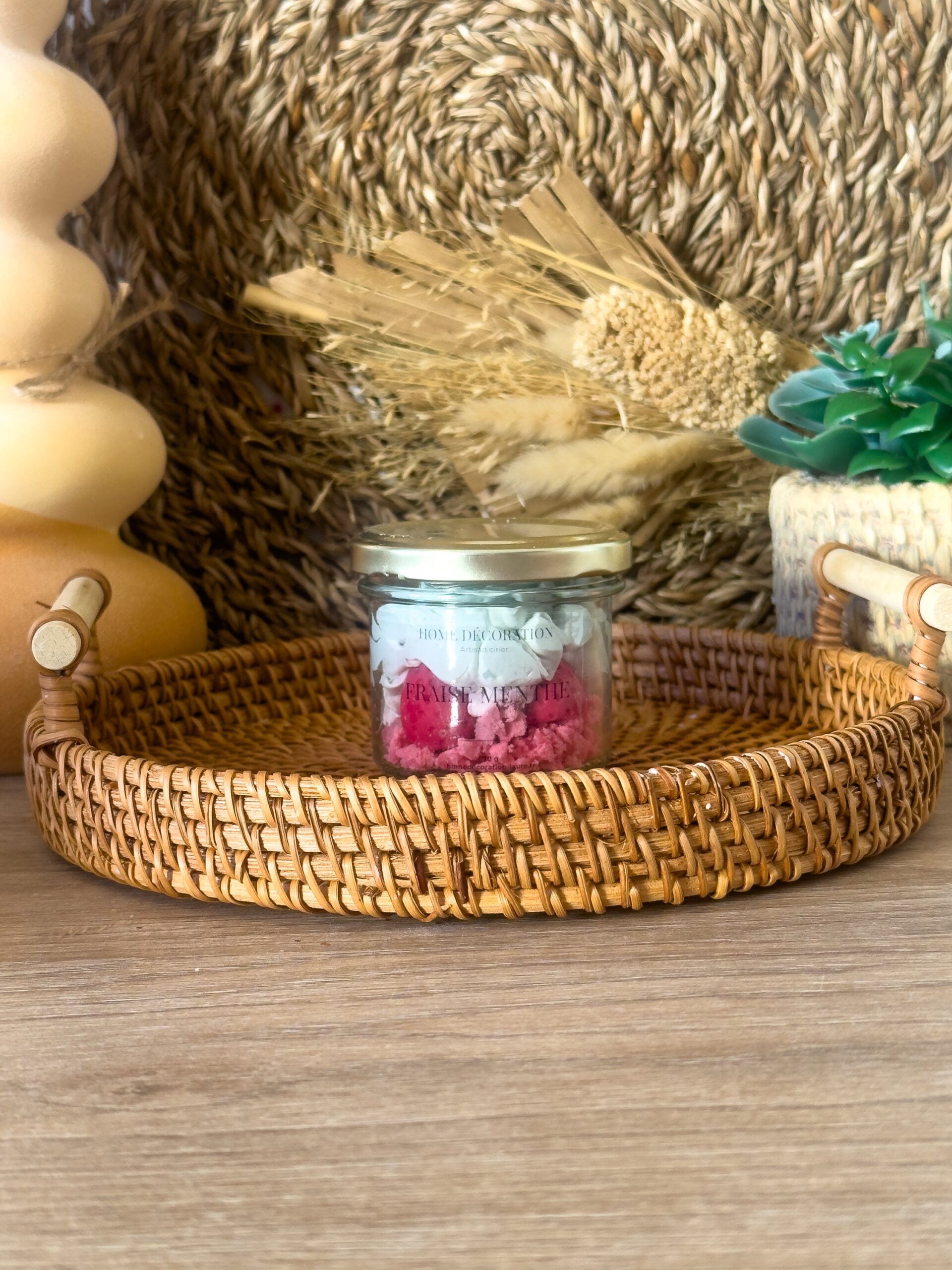Bougie gourmande - Fraise et menthe – Image 5
